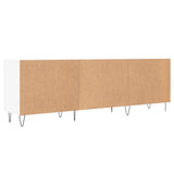TV Cabinet White 150x30x50 cm Engineered Wood 829092