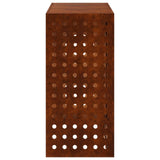 Air Conditioner Cover Rusty 110 x 50 x 105 cm Weathering Steel 8014149