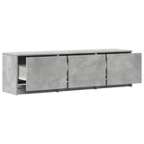 TV Cabinet with LED with LED Concrete Grey 140 x 34 x 40 cm 3418704