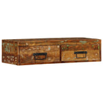 ZNTS Wall-mounted TV Cabinet 80x30x19 cm Solid Wood Reclaimed 4017462