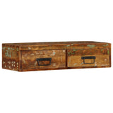 ZNTS Wall-mounted TV Cabinet 80x30x19 cm Solid Wood Reclaimed 4017462