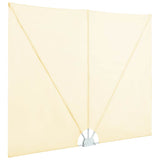 Collapsible Terrace Side Awning Cream 300x150 cm 44568