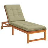 Sunlounger Cushion GEMERT 100% Polyester Light Green 947341