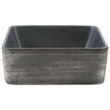 Countertop Basin Black and Brown Rectangular 46x35.5x13 cm Ceramic 155076