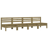 Garden Sofas Armless 4 pcs Impregnated Wood Pine 838011