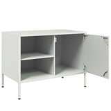 TV Cabinets 2 pcs White 68x39x50.5 cm Steel 843005
