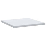 Mattress Topper White 200 x 200 x 10 cm Jaquard Fabric 4106252