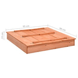 Sandbox Firwood 95x90x15 cm 92173