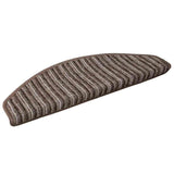 Self-adhesive Stair Mats 15 pcs Brown 65 x 21 x 4 cm 42011445