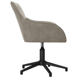 Dining Chair 2 pcs Light Grey 55 x 59.5 x 77 cm Velvet 3415413