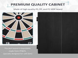 Electronic Dartboard Set, 27 Games Modes and 202 Variations, LED & 12 Soft Tip Darts and Cabinet to T3398P349129