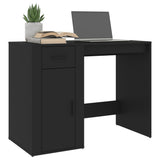 Desk Black 100x49x75 cm Engineered Wood 816785