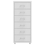 Mobile File Cabinet Grey 28x41x69 cm Metal 335917