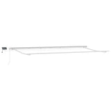 Manual Retractable Awning with LED Burgundy 600x300 cm 3214980