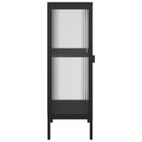 Sideboard Black 40x35x105 cm Glass and Steel 352999