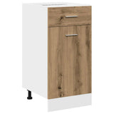 7 Piece Kitchen Cabinet Set Lyon Artisan Oak Engineered Wood 3328572