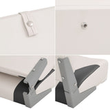Foldable Boat Seat 2 Set Low Backrest 3284297