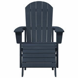 Garden Chair 2 pcs Navy Polyethylene 3335843