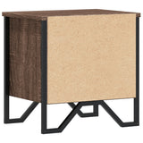 Bedside Cabinets 2 pcs Brown Oak 40x30x40 cm Engineered Wood 848523