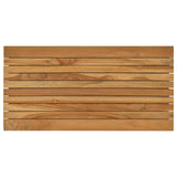 Table Top 80 x 40 x 3.5 cm Rectangular Solid Teak Wood Natural 42033155
