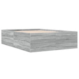 Bed Frame without Mattress Grey Sonoma 120x200 cm 3280935