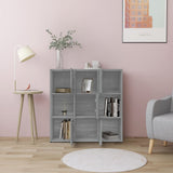Book Cabinet Grey Sonoma 90x30x90 cm Engineered Wood 815550