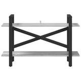 Bookshelf Grey Sonoma 100 x 33.5 x 64 cm Engineered Wood 883955