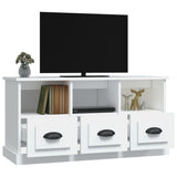 TV Cabinet White 100x35x50 cm Engineered Wood 816288