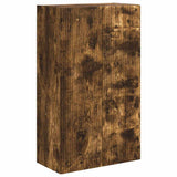TV Wall Cabinet Smoked Oak 59.5 x 31 x 100 cm Engineered Wood 892374