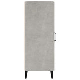 Sideboard Concrete Grey 34.5x34x90 cm Engineered Wood 812424