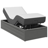 Electric Adjustable Bed Frame Dark Grey 200 x 80 x 33.5 cm 42037283