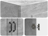 Cabinet Set 2 pcs Concrete Grey Engineered Wood 3416991