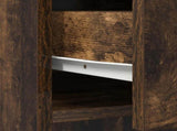 Sideboard with Drawers and Doors Smoked Oak 70.5x34x74.5 cm 861845