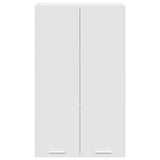 Hanging Cabinet White 60 x 31 x 100 cm Engineered Wood 884354