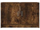 Sink Cabinet Smoked Oak 63x29x55 cm Engineered Wood 848098