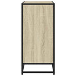 ZNTS Sideboard Sonoma Oak 68x35x76 cm Engineered Wood and Metal 848980