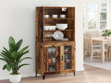 Highboard Old Wood 69.5 x 34 x 180 cm Engineered Wood 3415728