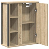 Bathroom Wall Cabinet with Mirror Sonoma Oak 50x21x60 cm 861903