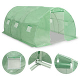 Greenhouse Green Polyethylene mesh fabric and galvanised steel 45535
