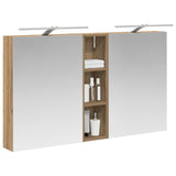 Bathroom Cabinet Set 3 pcs 120 x 14.5 x 70 cm Engineered wood 3403759