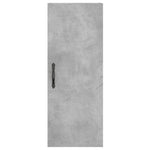 Highboard Concrete Grey 34.5x34x180 cm Engineered Wood 3198821