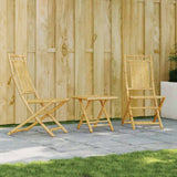 3 Piece Bistro Set Bamboo 3278522