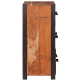 Sideboard with Drawer Brown 55 x 30 x 75 cm Solid Acacia Wood 4104008