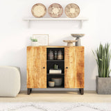 Sideboard with 2 Doors 90x33x75 cm Solid Wood Mango 352925