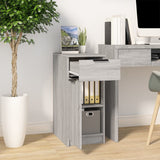 Desk Cabinet Grey sonoma Engineered wood 33.5x50x75 cm 817130