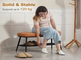 Leather Shoe Storage Bench 50607798