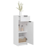 Bathroom Cabinet White 32x33.5x90 cm Engineered Wood 811286