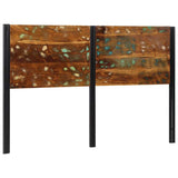 Headboard 160 cm Solid Wood Reclaimed and Iron 4017553