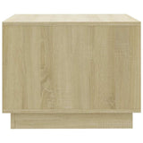Coffee Table Sonoma Oak 55x55x43 cm Engineered Wood 810292
