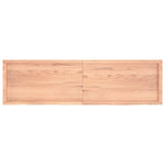 Bathroom Countertop Light Brown 180x50xcm Treated Solid Wood 3156165